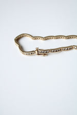 10KT Yellow Gold Genuine Diamond Tennis Bracelet