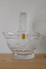 World's Finest Imperlux Hand Cut Lead Crystal 24% PBO Basket