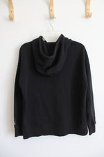 Reebok Black Logo Hoodie | S