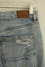 American Eagle Light Wash Distressed Jeans | 6