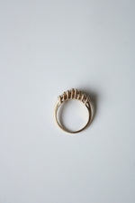 14K Yellow Gold Marquise Clear Stone Ring | Size 8