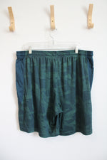 Under Armour Green Patterned Athletic Shorts | 2XL