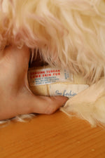 Vintage Sears 1960s Shaggy Genuine Tuscan Lamb Skin Fur Hat