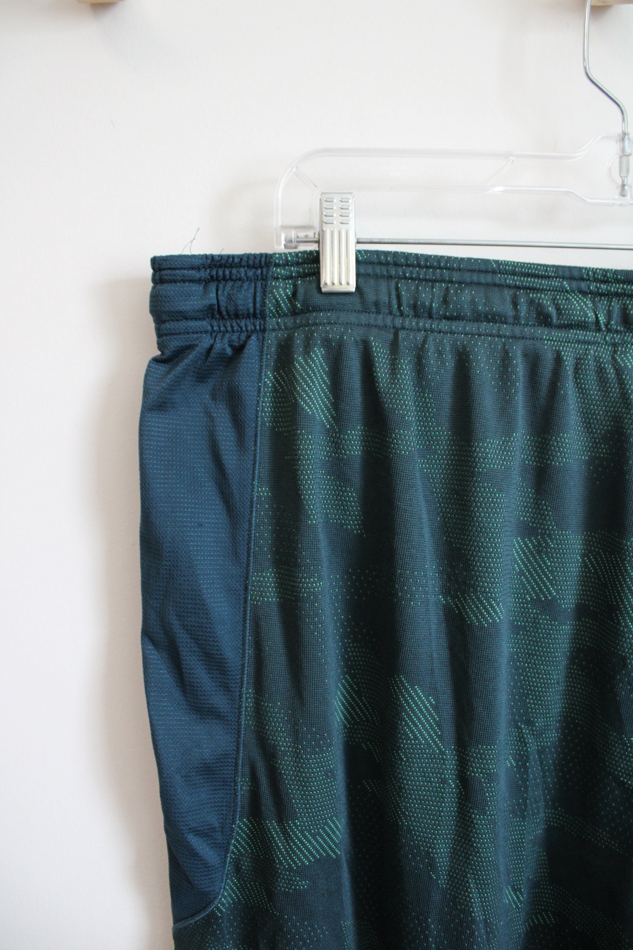 Under Armour Green Patterned Athletic Shorts | 2XL