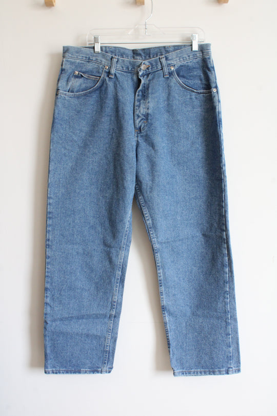 NEW Wrangler Relaxed Fit Blue Jeans | 36X29