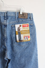 NEW Wrangler Relaxed Fit Blue Jeans | 36X29