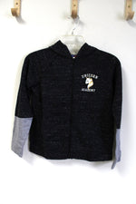 Athletic Works Black Heathered Hoodie | 10/12