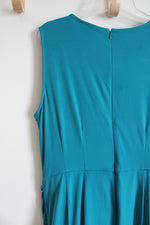 Lane Bryant Turquoise Blue Stretch Dress | 16