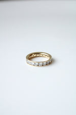 14K Yellow Gold CZ Infinity Band Ring | Size 5
