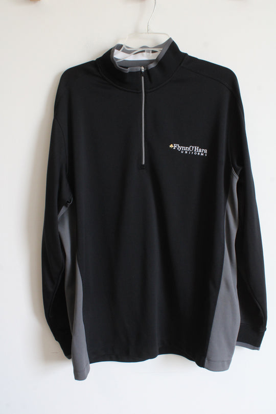 Nike Golf Dri-Fit Flynn O'Hara Uniforms Black 1/4 Zip Jacket | XL