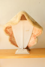 Vintage Cream Shearling Fur Collar