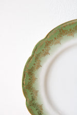 KPM Germany Green Gold Porcelain Plate | 8"