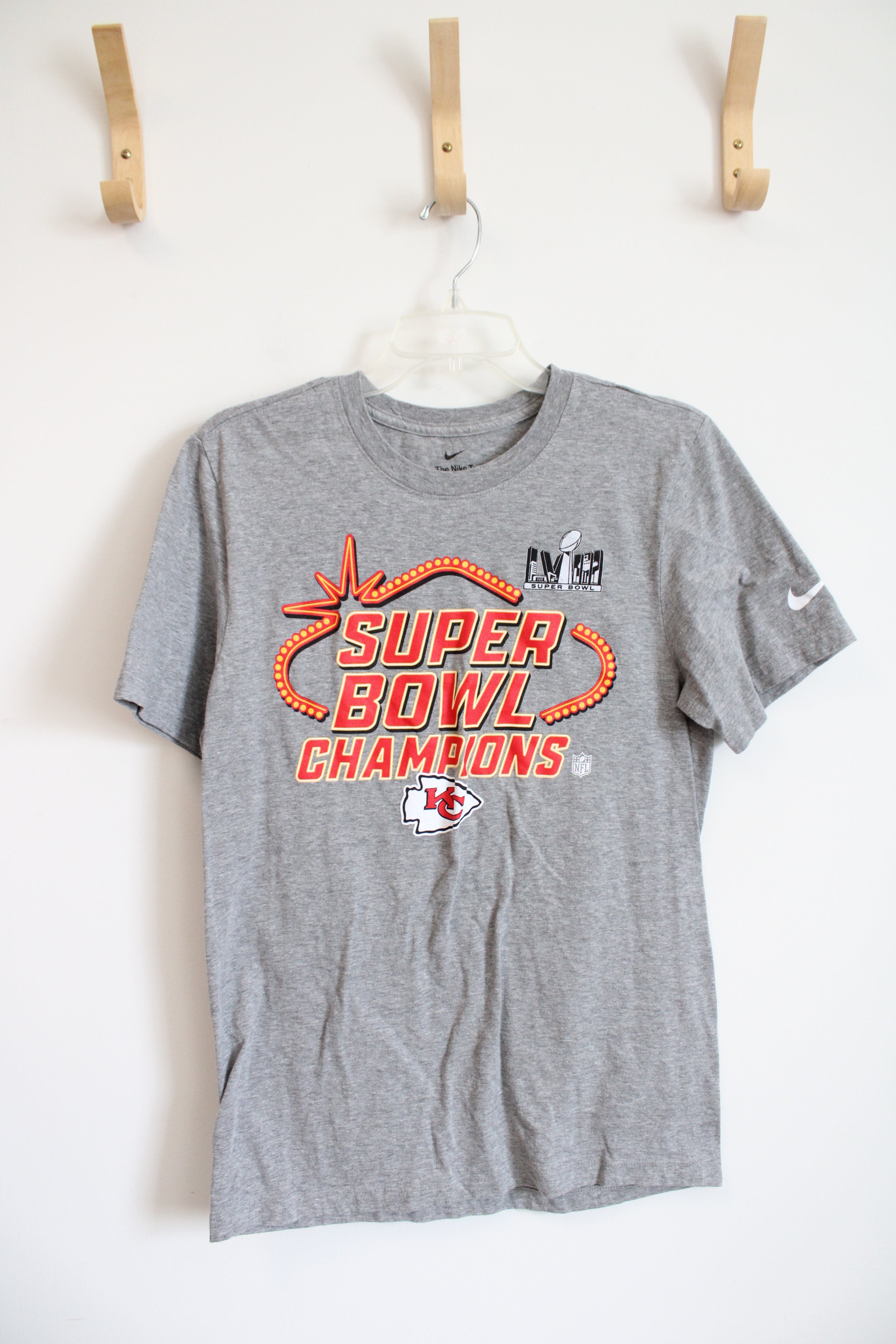 Nike Super Bowl LVIII Kansas City Chiefs Gray Shirt | S