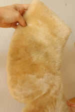 Vintage Cream Shearling Fur Collar