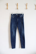 Old Navy Rockstar Super Skinny Dark Wash Jeans | 0