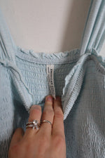 American Eagle Light Blue Smocked Dress | XS