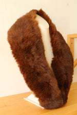 Vintage Brown Fur Collar or Scarf Wrap