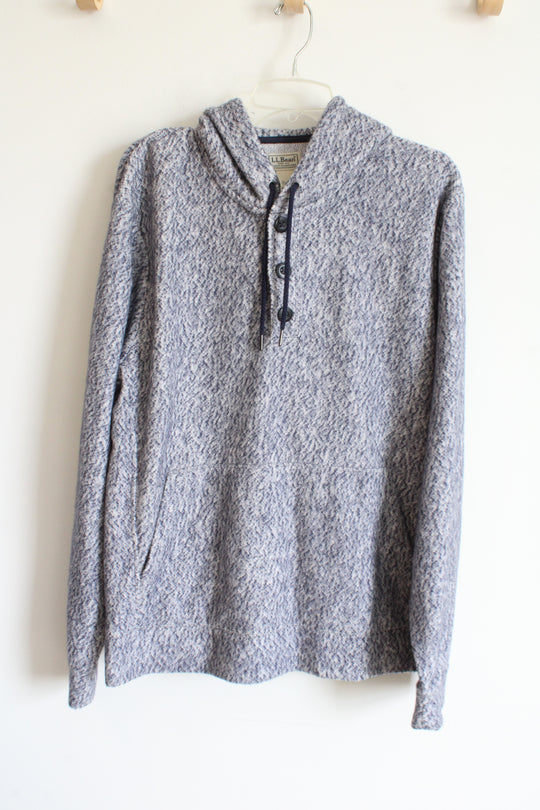 L.L. Bean Vintage Blue Fleece Hoodie | L