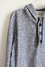 L.L. Bean Vintage Blue Fleece Hoodie | L
