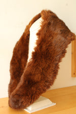Vintage Brown Fur Collar or Scarf Wrap