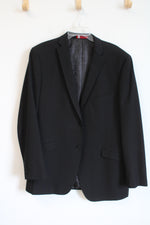 Adolfo Black Blazer Jacket | 46L Slim