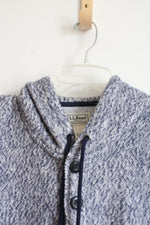 L.L. Bean Vintage Blue Fleece Hoodie | L