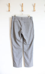 Lee Relaxed Fit Straight Leg Mid Rise Gray Trouser Pants | 10