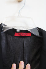 Adolfo Black Blazer Jacket | 46L Slim