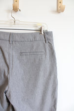 Lee Relaxed Fit Straight Leg Mid Rise Gray Trouser Pants | 10