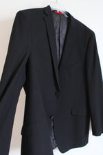 Adolfo Black Blazer Jacket | 46L Slim
