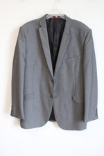 Adolfo Gray Blazer Jacket | 46L Slim