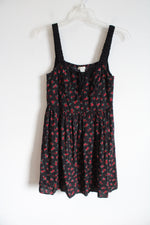 Aeropostale Black Red Floral Dress | M