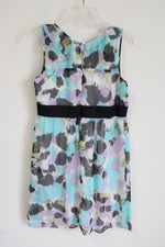 Ann Taylor LOGT Blue Chiffon Dress | 6 Petite