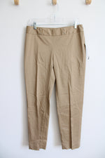 NEW Anne Klein Stretch Tan Pants | 4