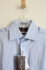 NEW Black Brown Blue Button Down Shirt | 14 1/2 32