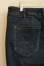 Silver Jean Co. Slim Boot Dark Wash Jeans | 34x33