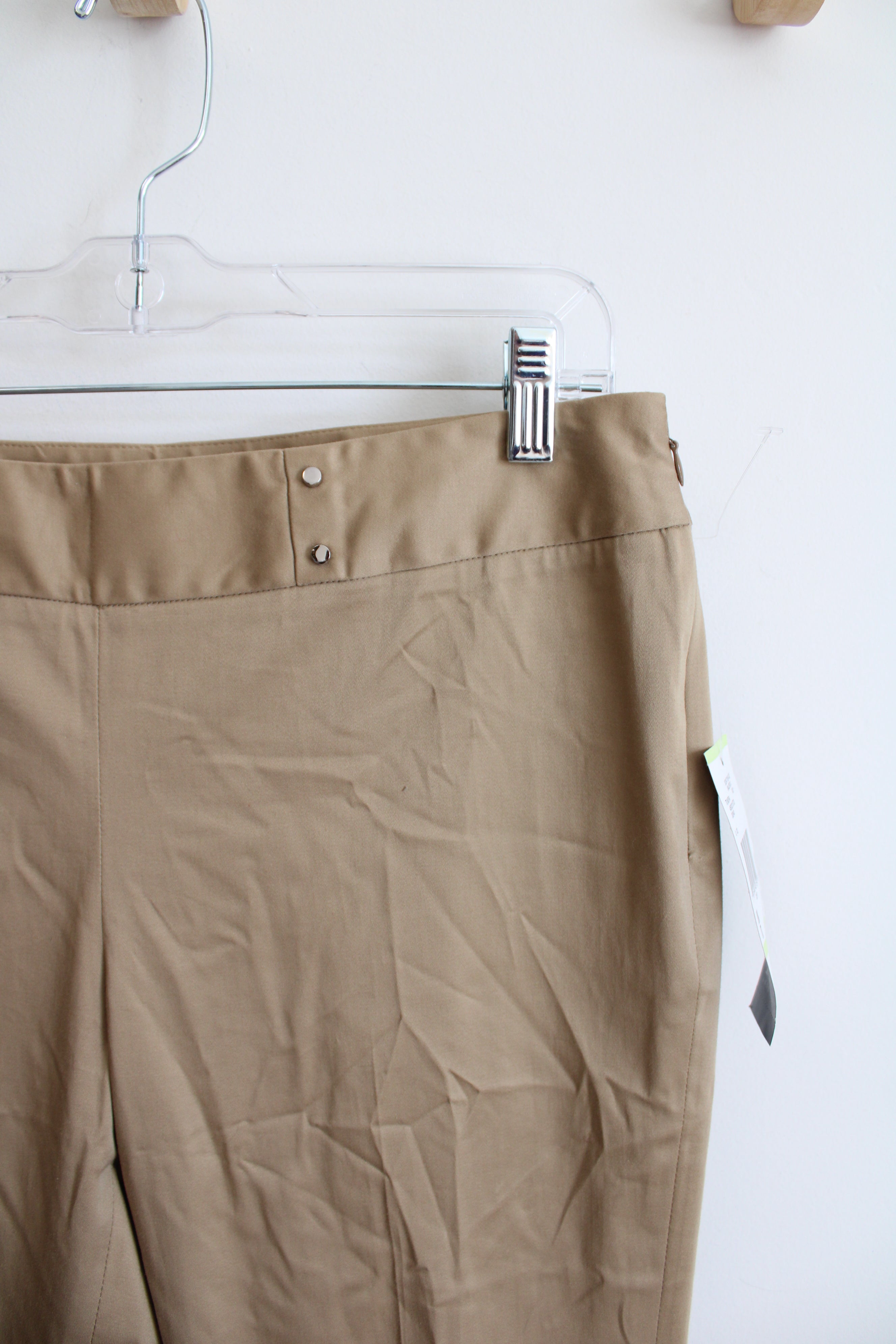 NEW Anne Klein Stretch Tan Pants | 4