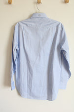 NEW Black Brown Blue Button Down Shirt | 14 1/2 32