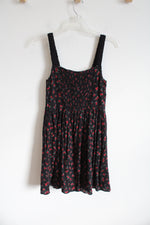 Aeropostale Black Red Floral Dress | M