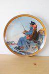 Edwin M. Knowles Rockwell's Colonials "The Journey Home" Decorative Dish