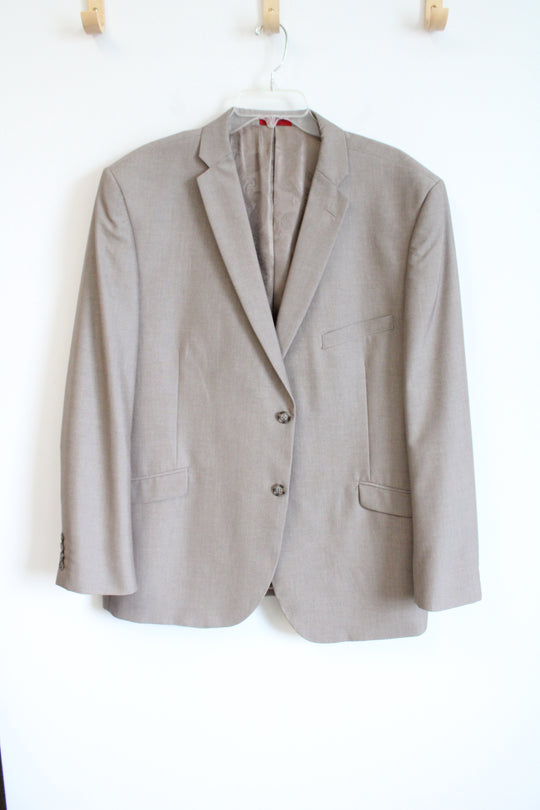 Adolfo Gray Blazer Jacket | 48R Slim