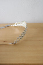 NEW David's Bridal Swarovski Crystal Silver Tiara
