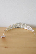 NEW David's Bridal Swarovski Crystal Silver Tiara
