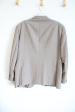 Adolfo Gray Blazer Jacket | 48R Slim