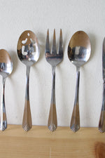 Cambride Stainless China Silverware Set | 44 Pieces