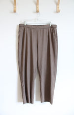 Briggs Brown Trouser Pants | 16W Petite