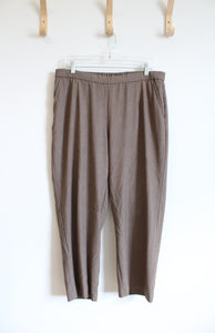 Briggs Brown Trouser Pants | 16W Petite