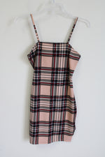 Shein Plaid Fitted Cami Dress | S