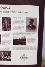 Edwin M. Knowles Rockwell's Colonials "The Journey Home" Decorative Dish