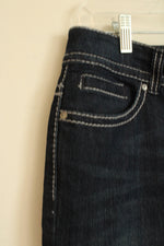 NINE WEST Dark Wash Wide Leg Jeans | 12